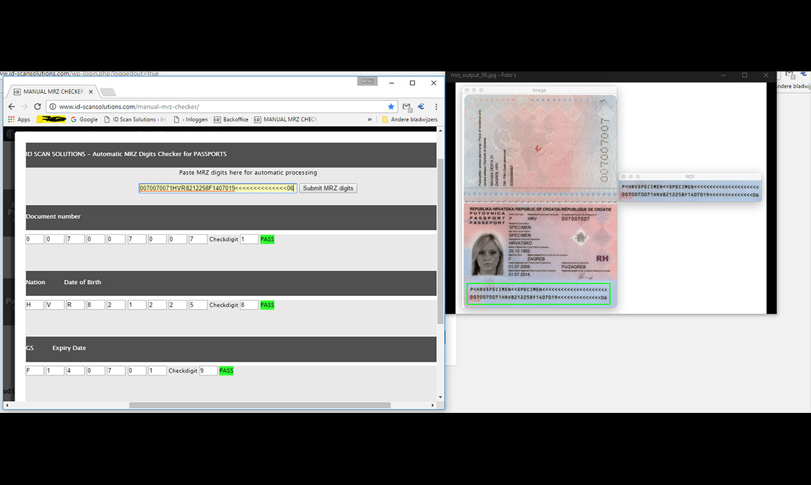 ScanID - Scan & validate Passports, VISAS and Identity Cards